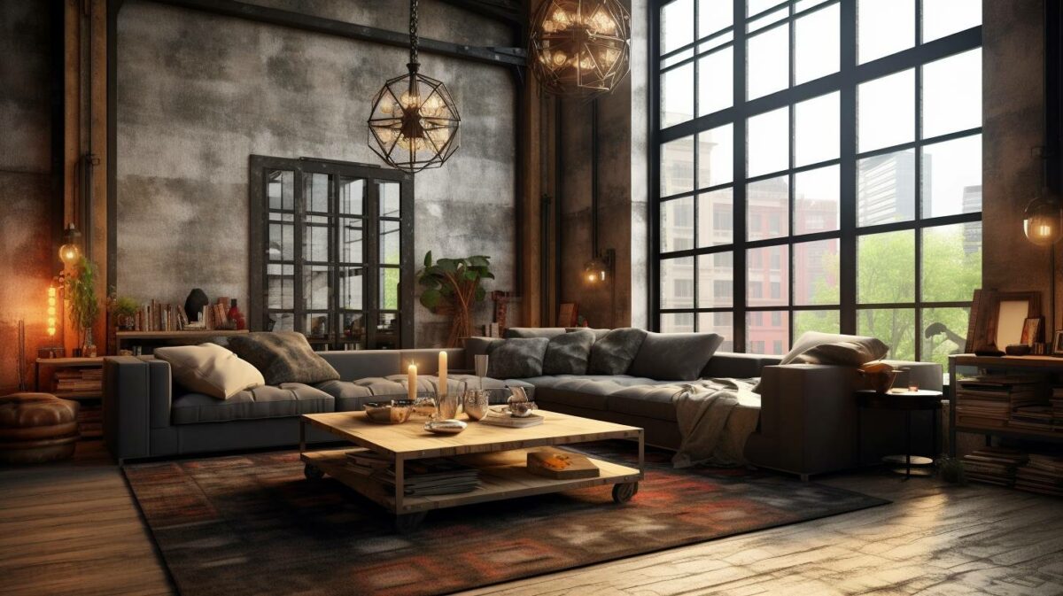 Miroir industriel artisanal - ART INDUSTRIEL